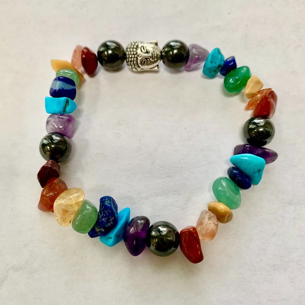 Chakra color Stones Bracelet